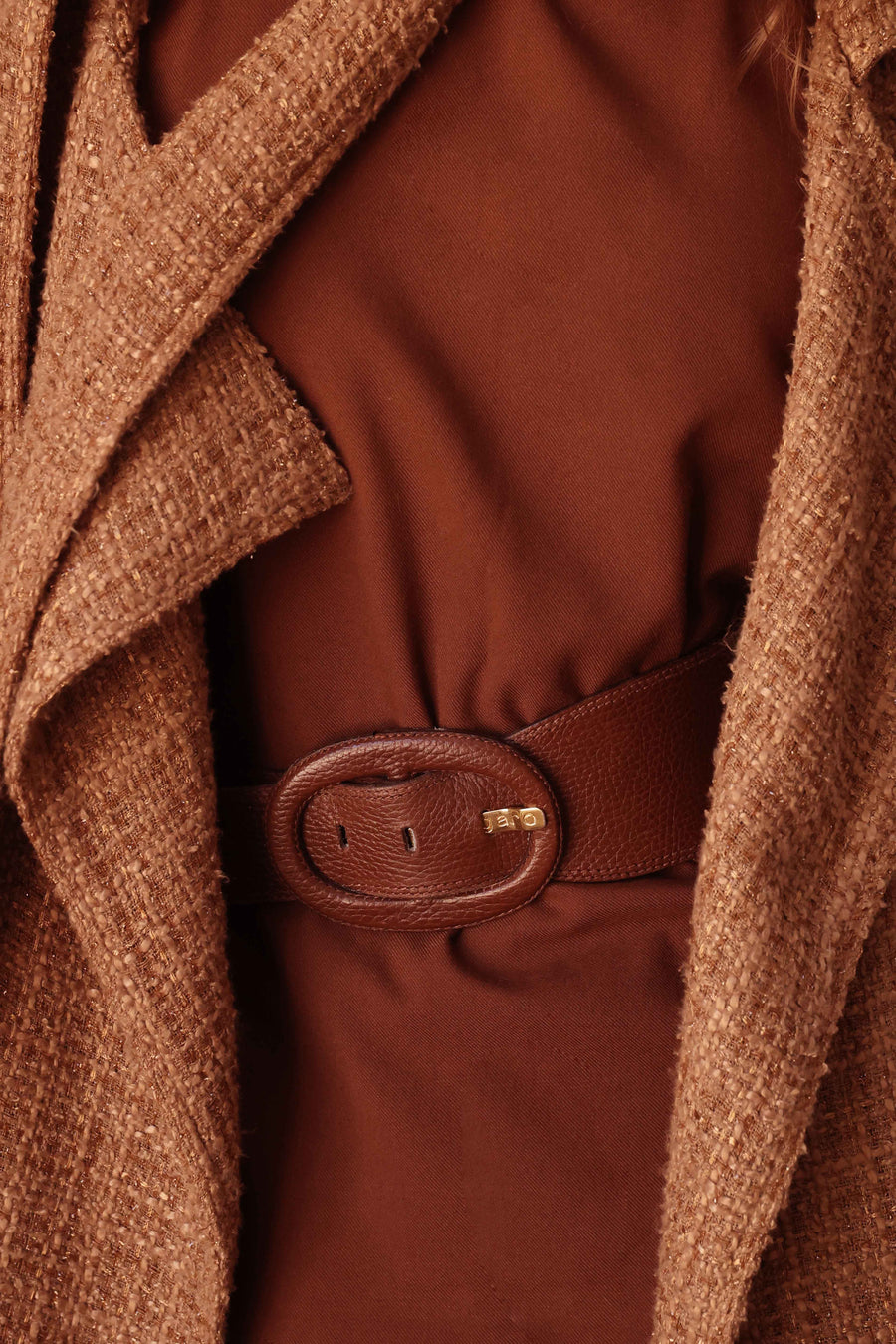 Ungaro Brown Leather Belt