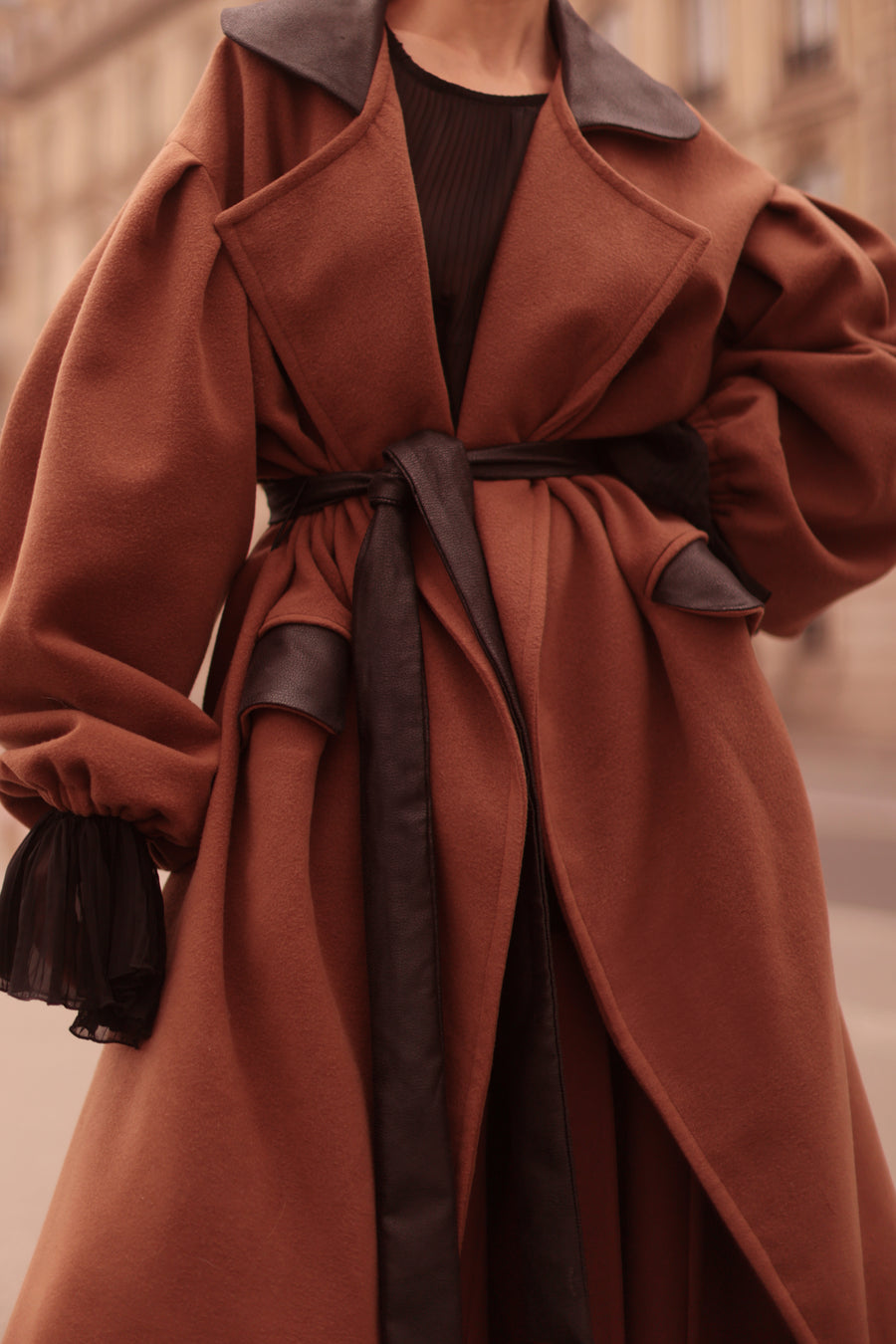 Brown Cascade Coat