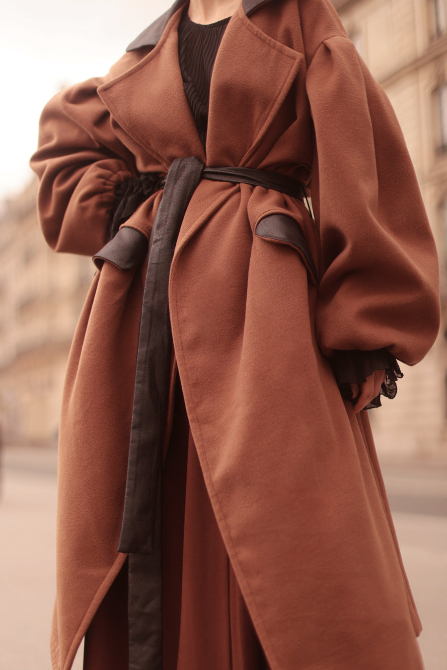 Brown Cascade Coat