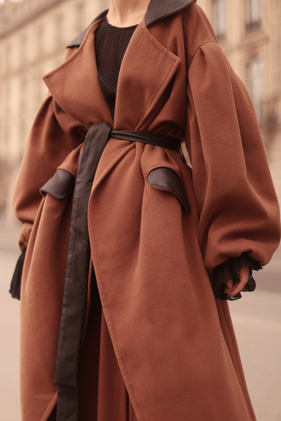 Brown Cascade Coat