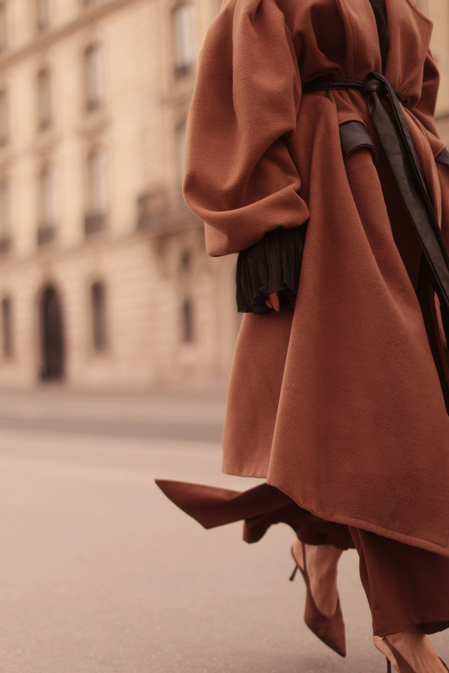 Brown Cascade Coat