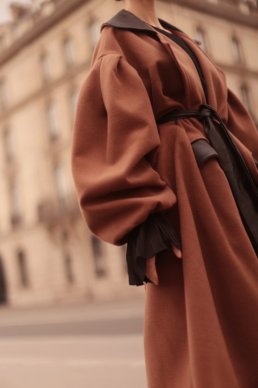 Brown Cascade Coat