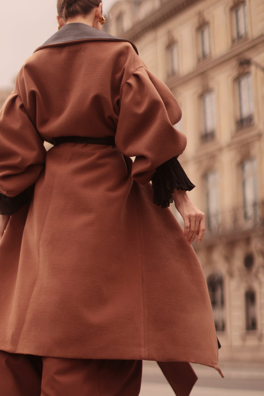 Brown Cascade Coat