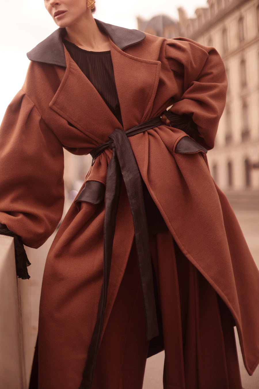 Brown Cascade Coat