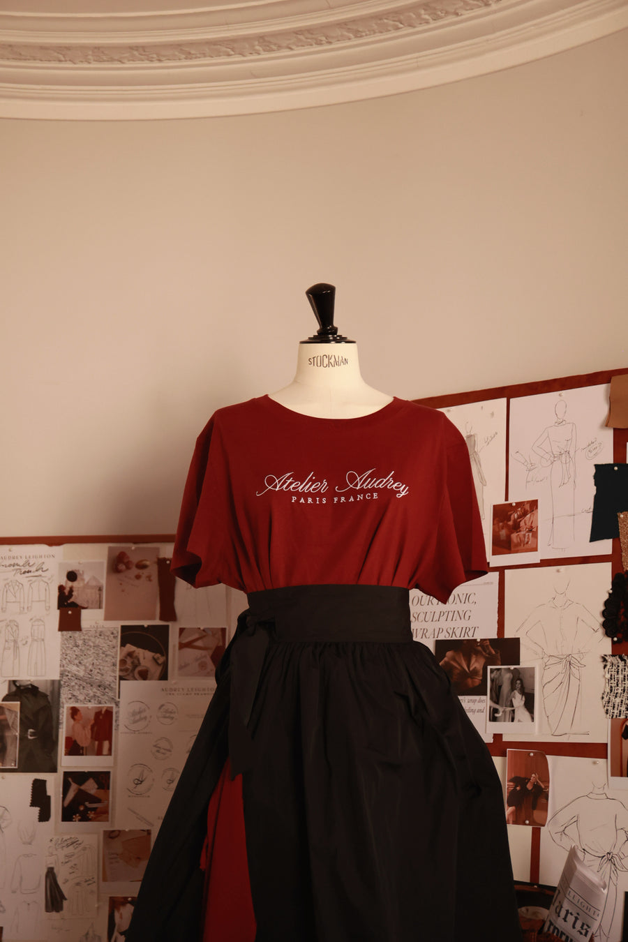 Burgundy Atelier Audrey Tee