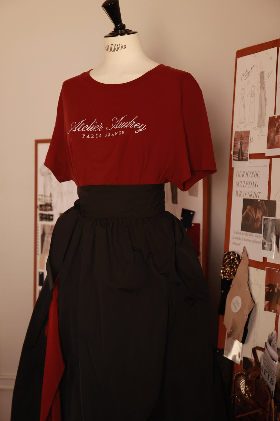 Burgundy Atelier Audrey Tee