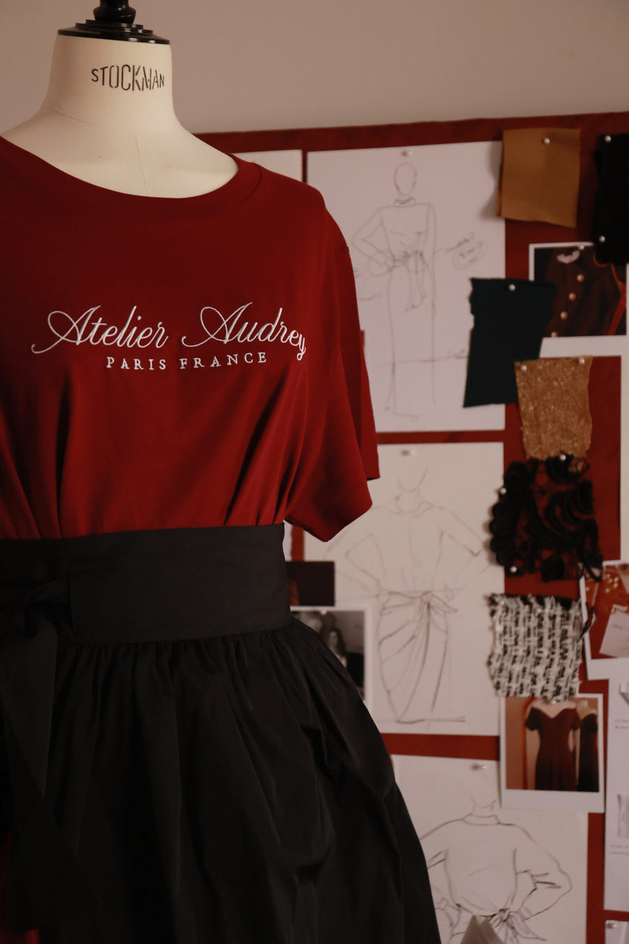 Burgundy Atelier Audrey Tee