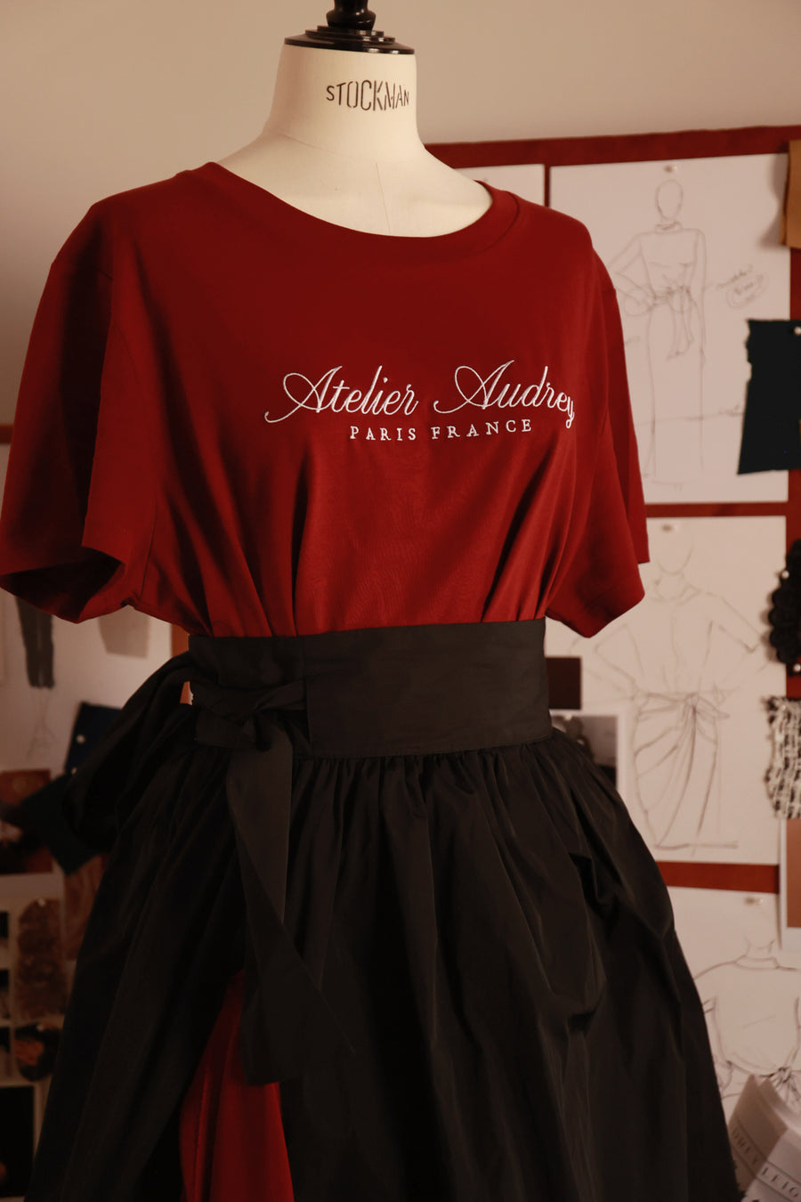 Burgundy Atelier Audrey Tee