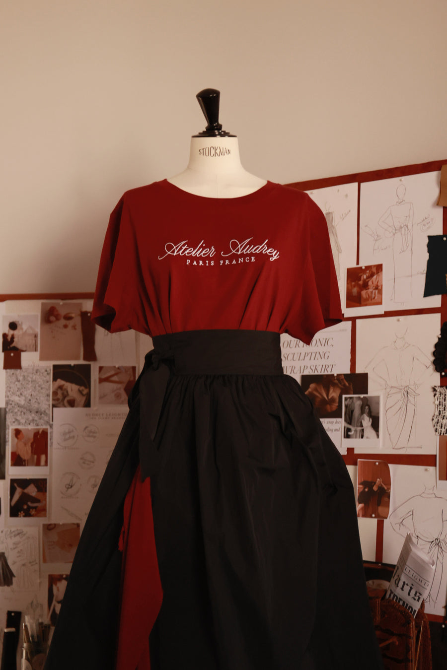 Burgundy Atelier Audrey Tee