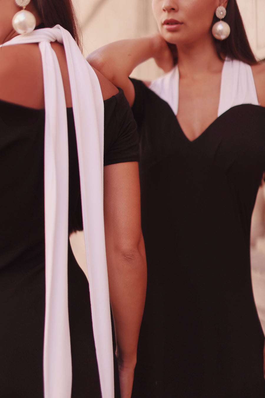Bustier Halter Dress