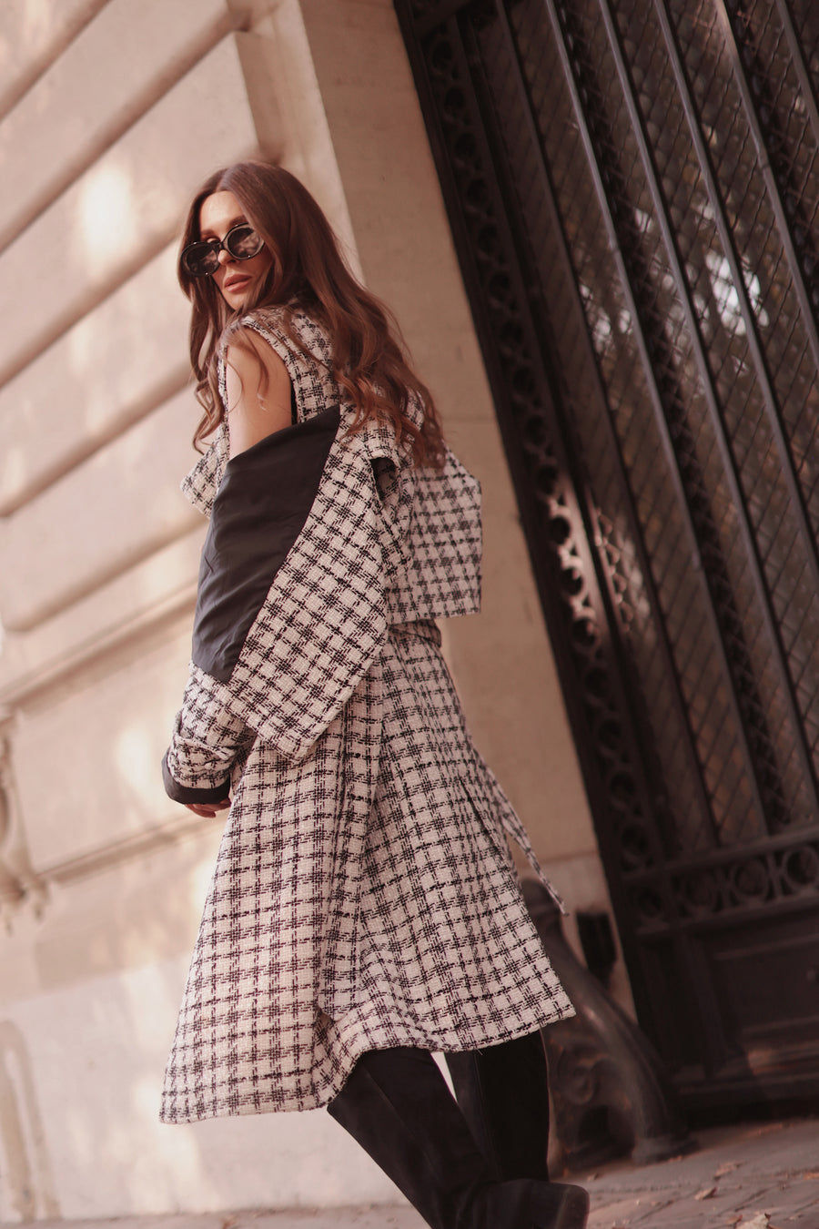 75001 Tweed French Trench