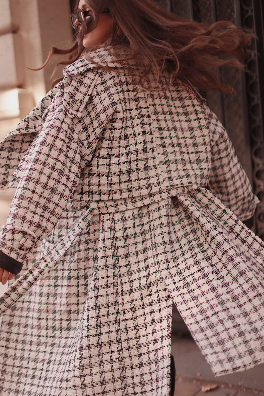 75001 Tweed French Trench