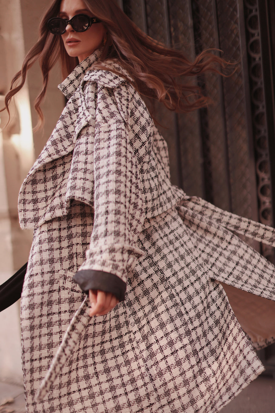 75001 Tweed French Trench