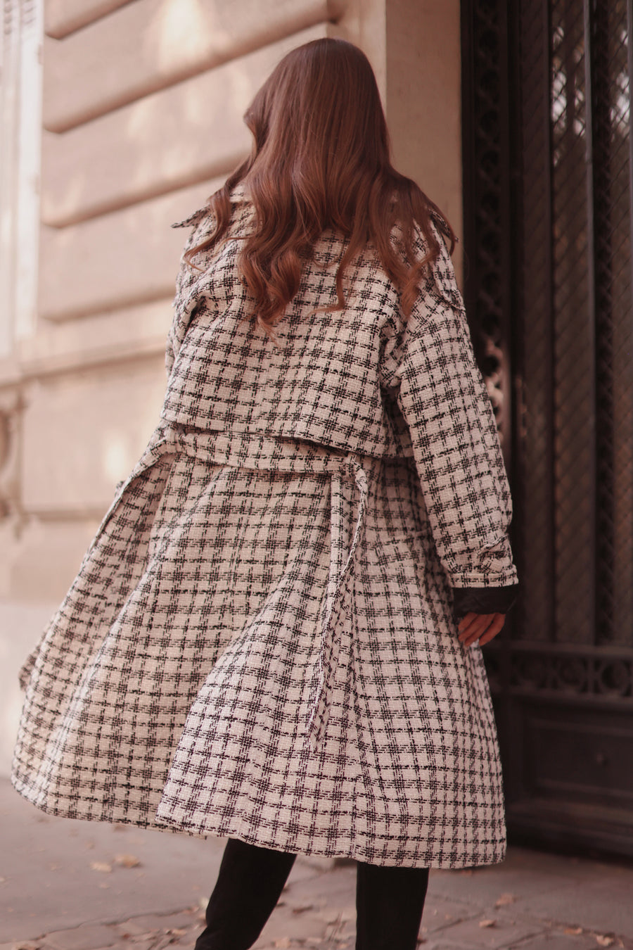 75001 Tweed French Trench
