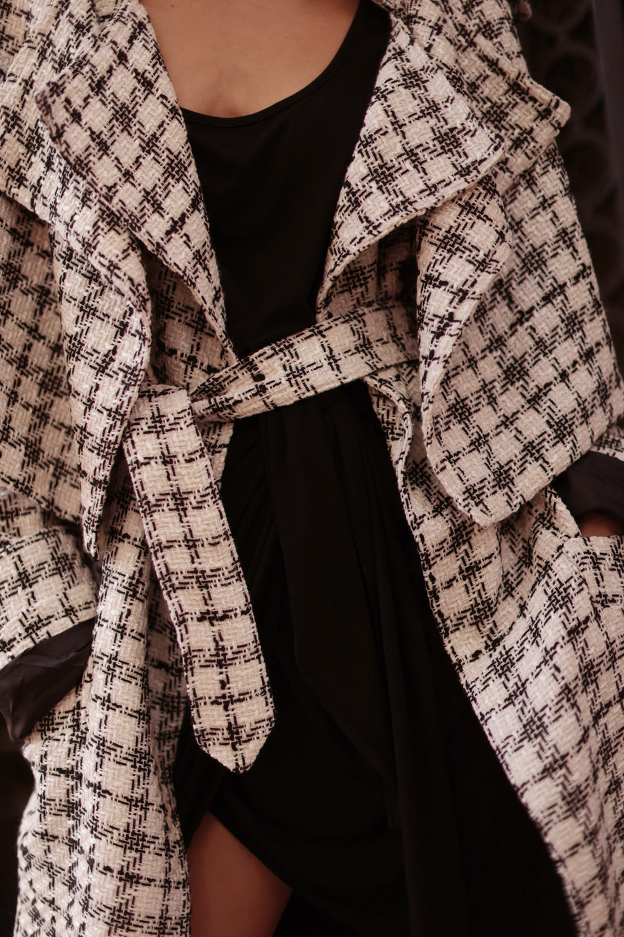 75001 Tweed French Trench