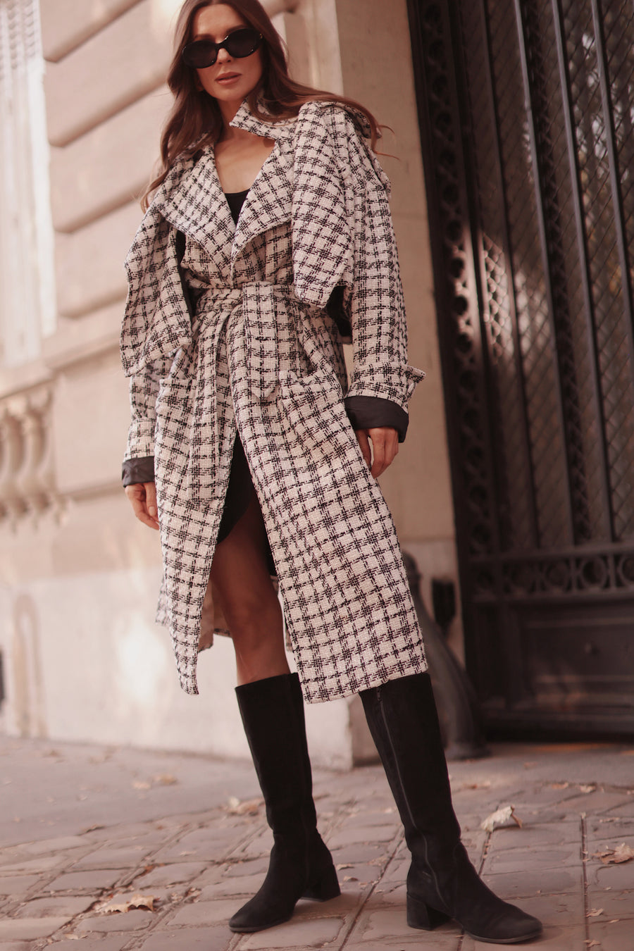 75001 Tweed French Trench