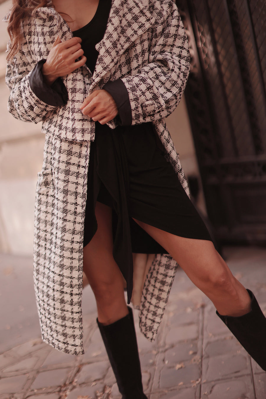 75001 Tweed French Trench