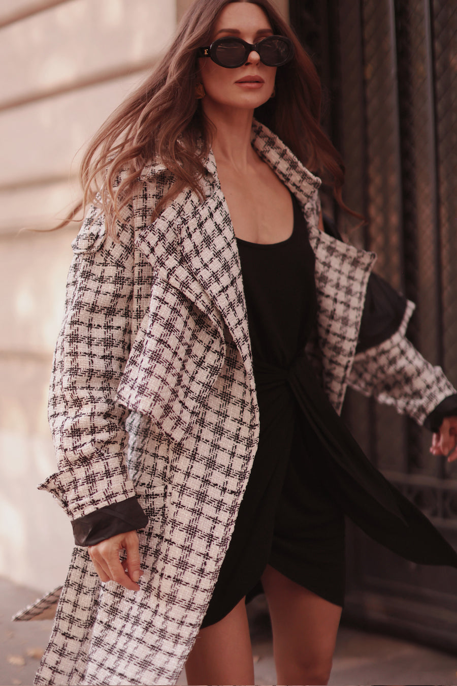 75001 Tweed French Trench
