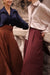 Navy Comtesse Blouse