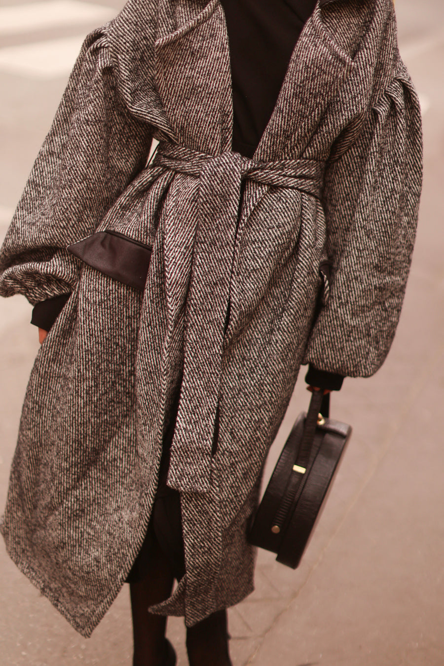 Grey Cascade Coat