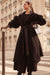  Black Cascade Coat 