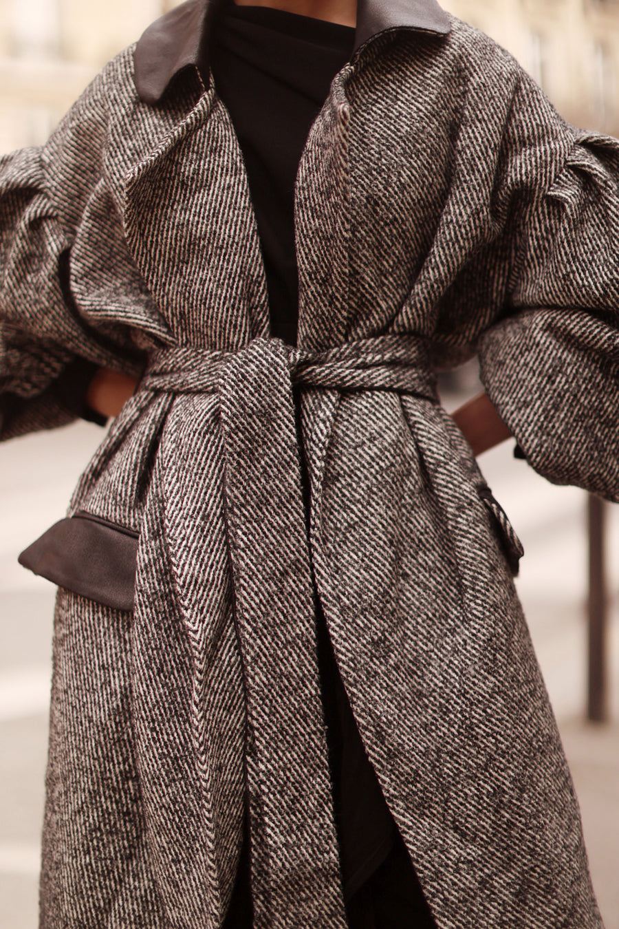 Grey Cascade Coat