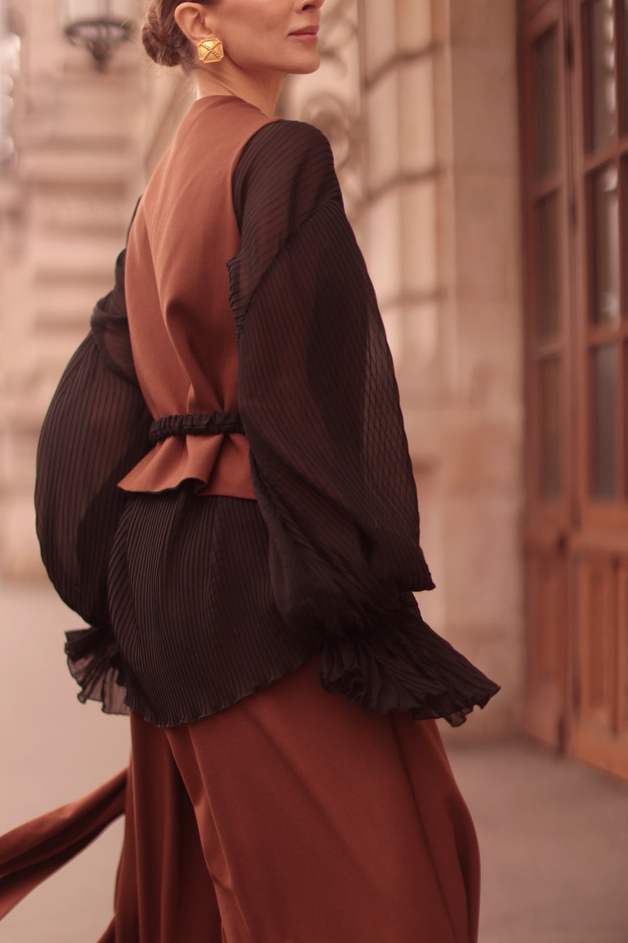 Black & Brown Waistcoat