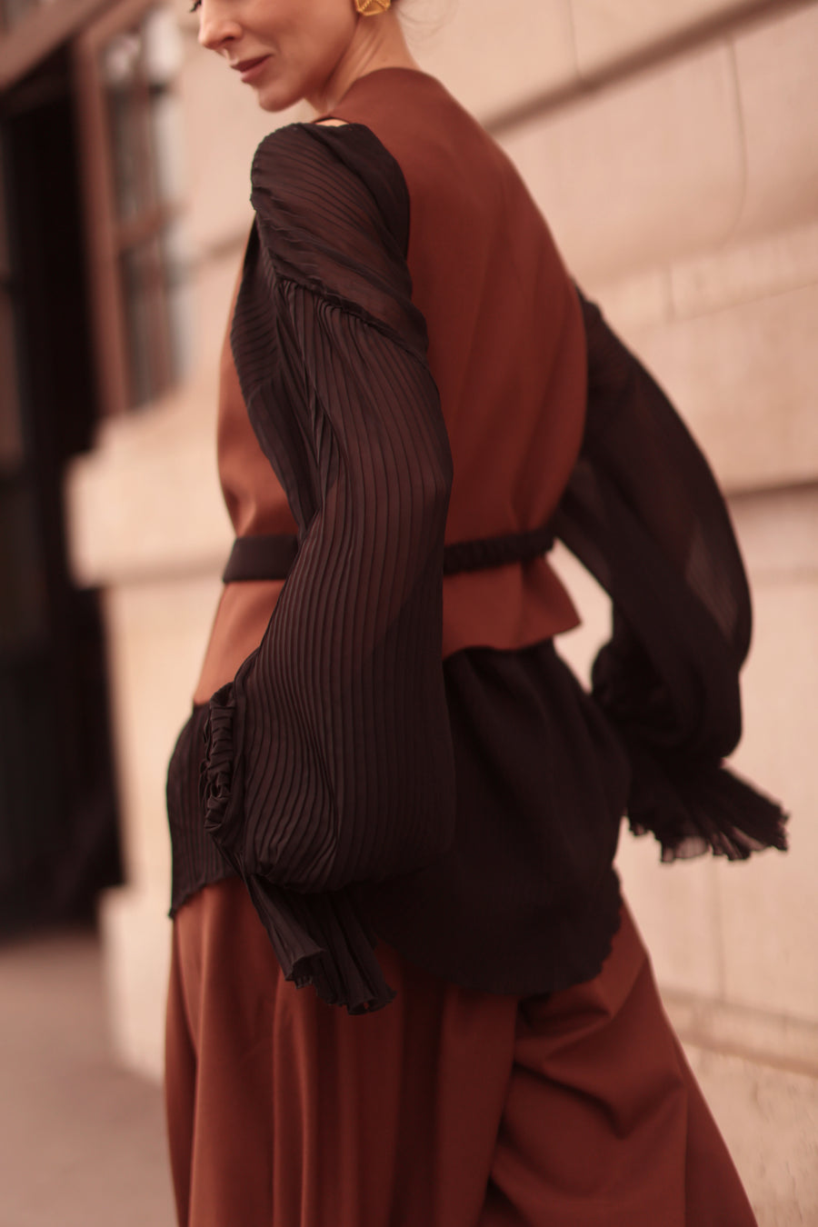 Black & Brown Waistcoat