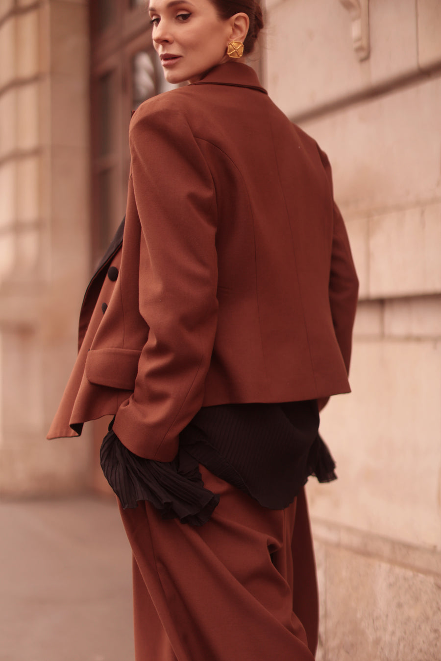 Black & Brown Blazer