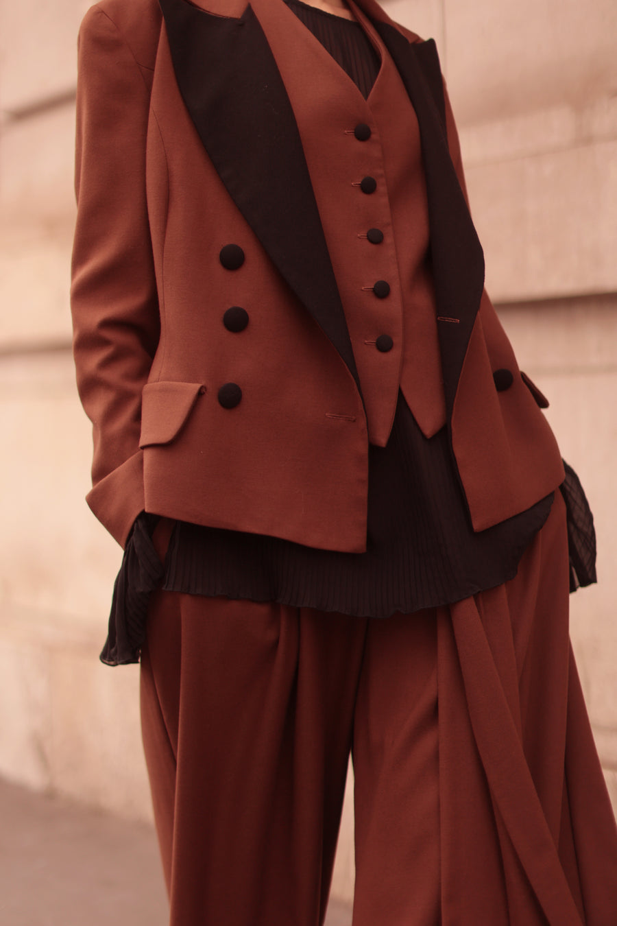 Black & Brown Blazer
