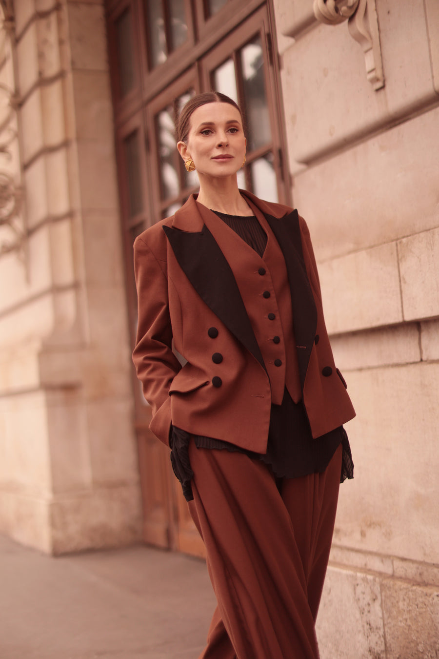 Black & Brown Blazer