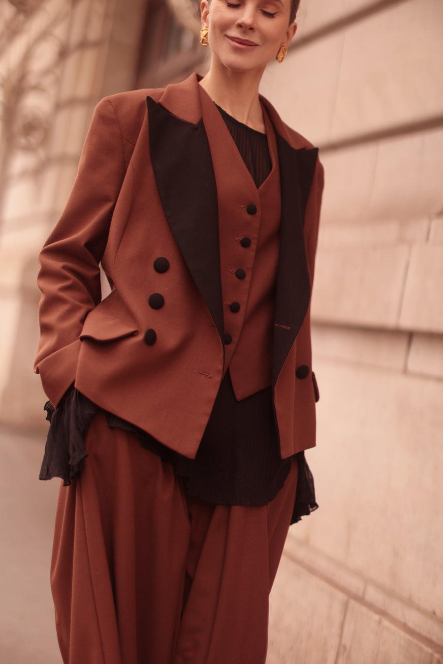 Black & Brown Blazer