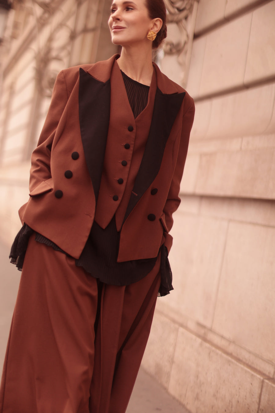 Black & Brown Blazer