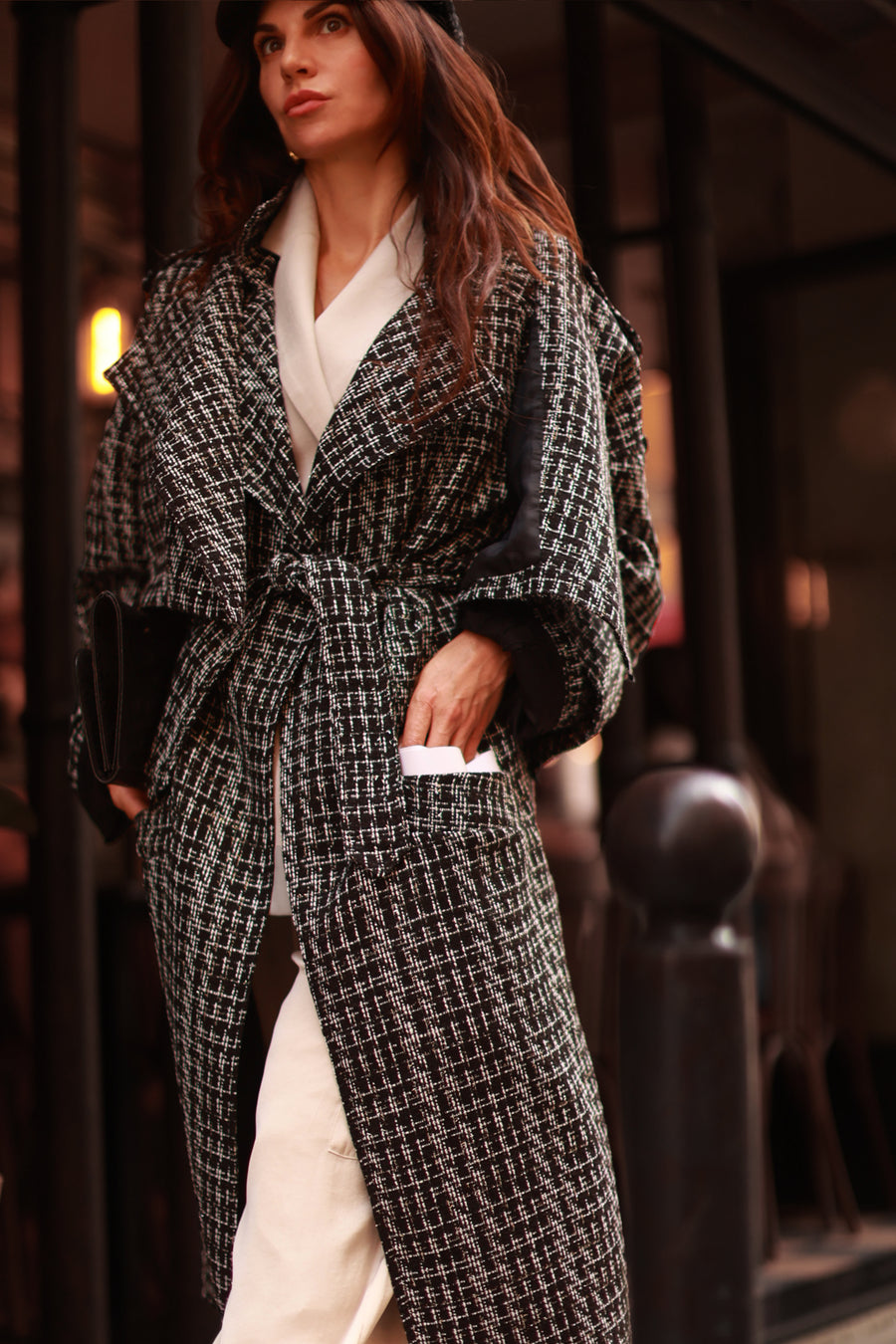 75007 Tweed French Trench