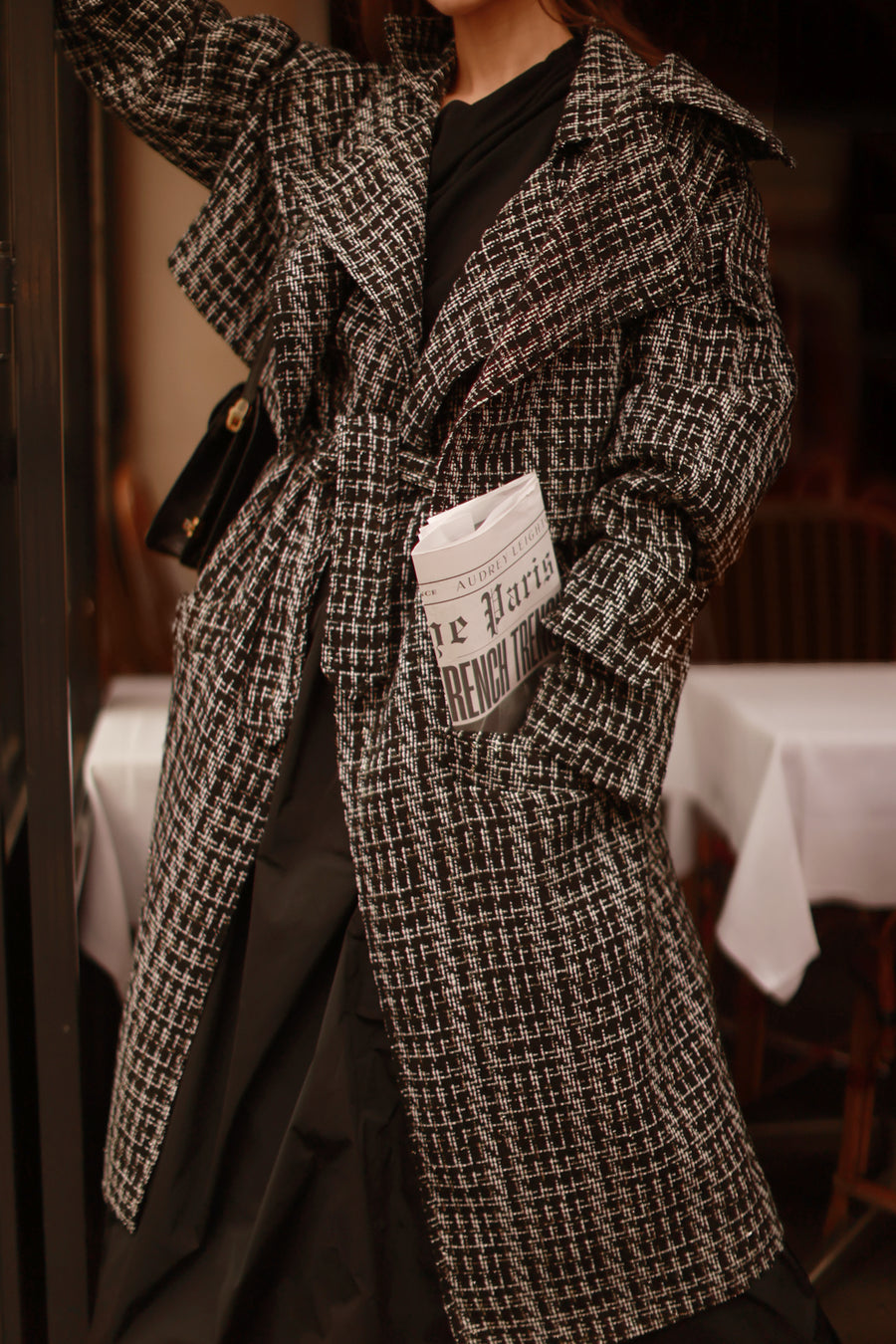 75007 Tweed French Trench