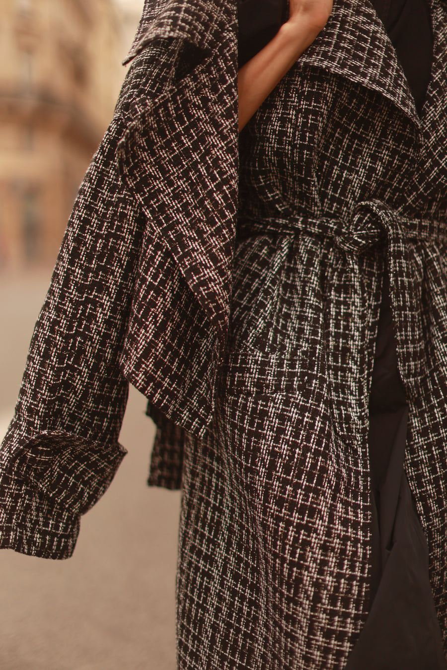 75007 Tweed French Trench