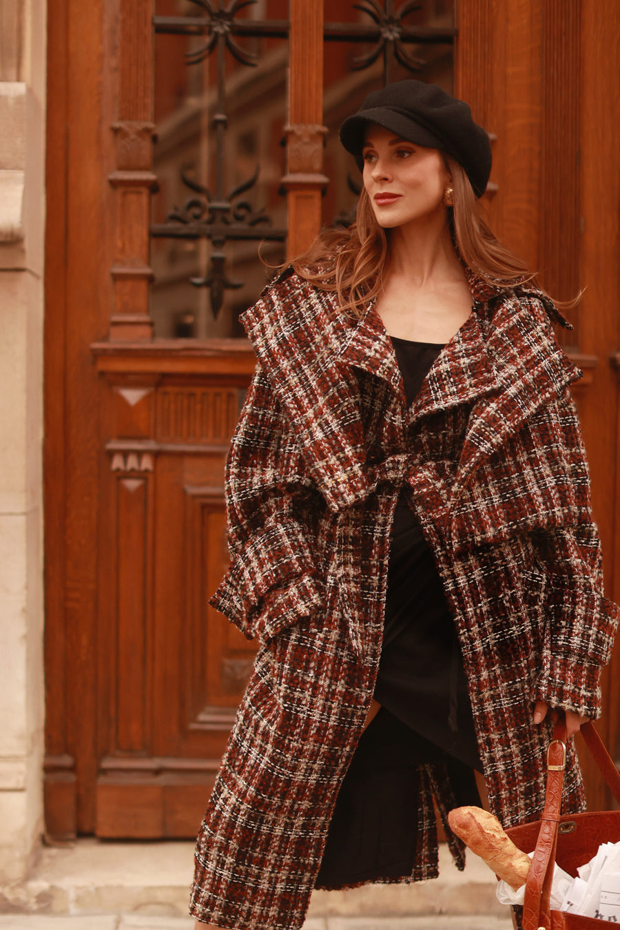 Autumn Tweed French Trench