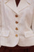  Yves Saint Laurent Gold Heart Blazer 