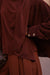Brown Écharpe Blouse