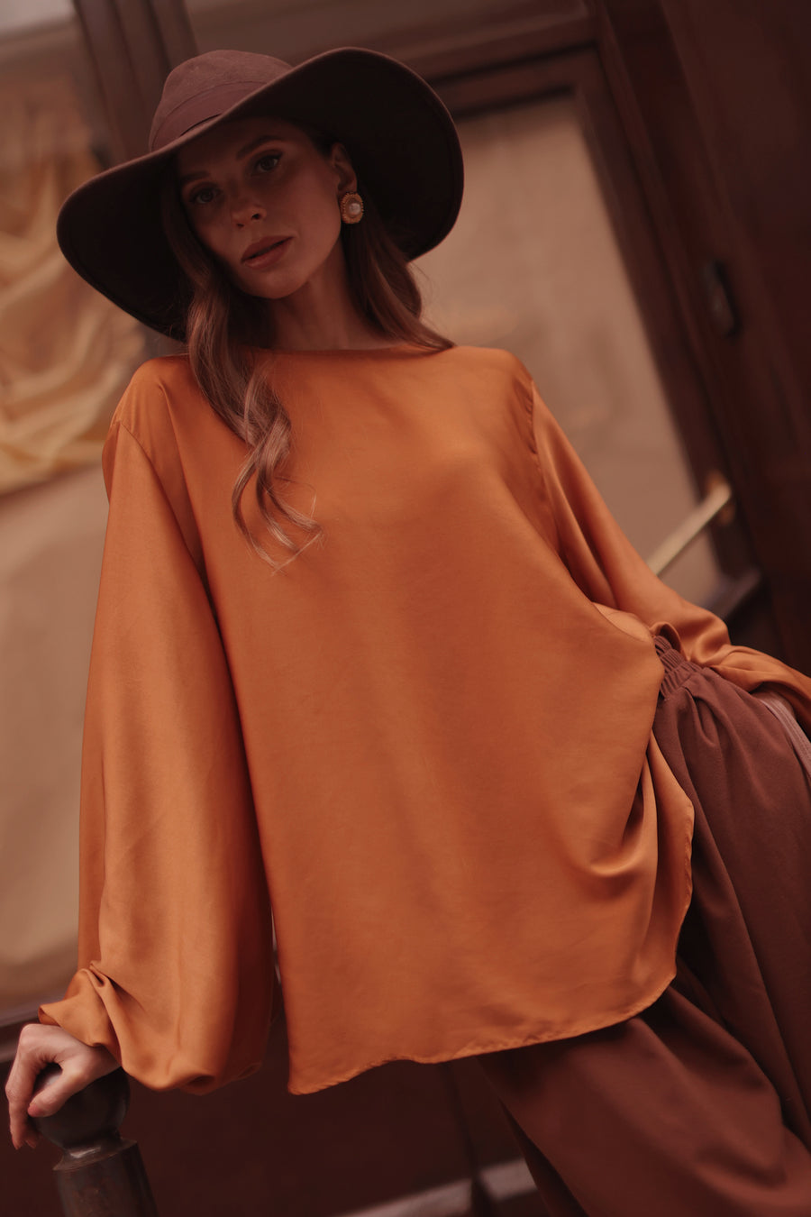 Camel Valois Blouse