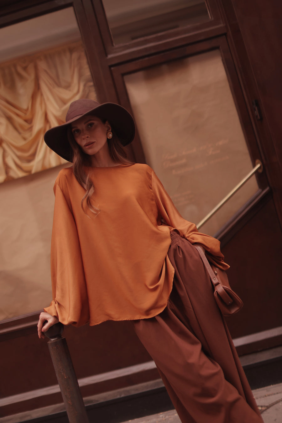 Camel Valois Blouse