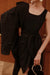  Black Summer Wrap Dress 