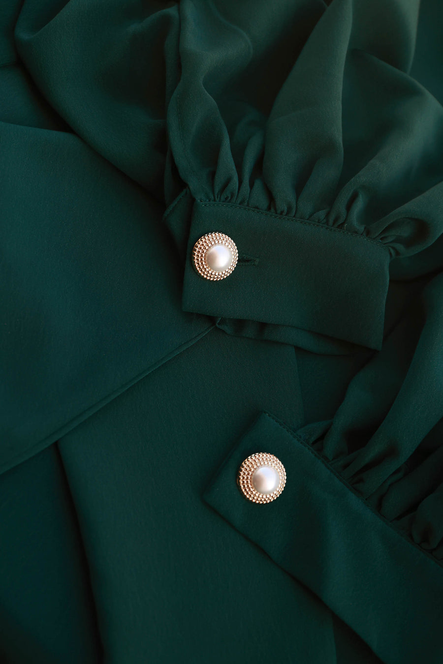 Green Baroque Blouse