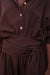Brown Wrap Jumpsuit