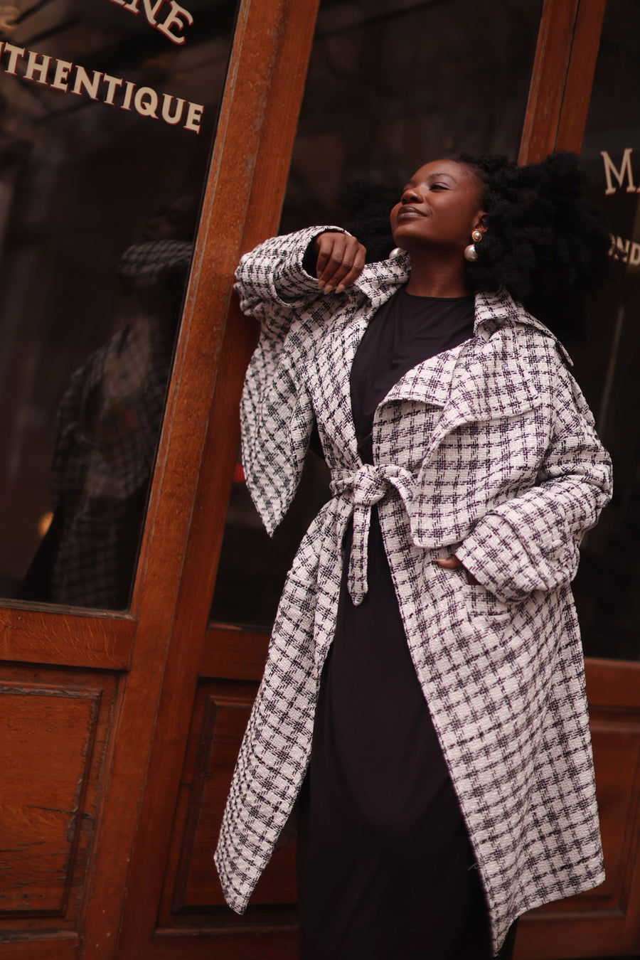 75001 Tweed French Trench