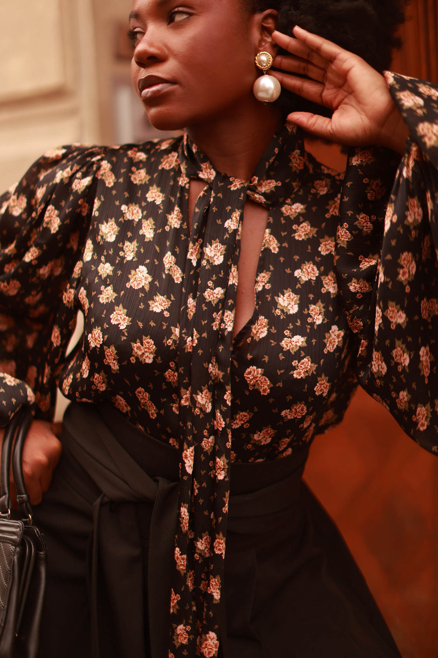 Paris Floral Rococo Blouse