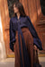  Navy Baroque blouse 