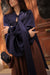  Navy Baroque blouse 