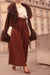 Brown Tailored Wrap Trousers
