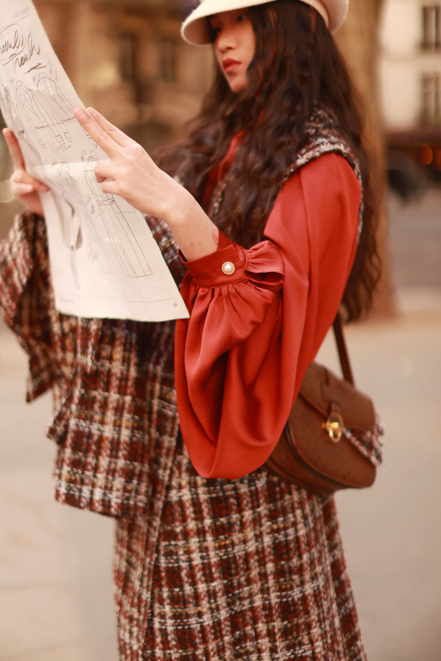 Autumn Tweed French Trench